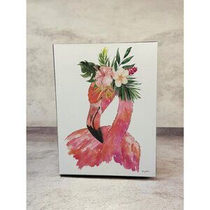 Wooden Flamingo Wall Art By Kelsey McNatt